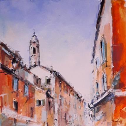 Peinture rossetti vieux nice par Poumelin Richard | Tableau Figuratif Acrylique, Huile Paysages