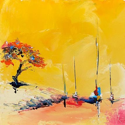 Peinture  Le passage par Raffin Christian | Tableau Figuratif Huile Nature