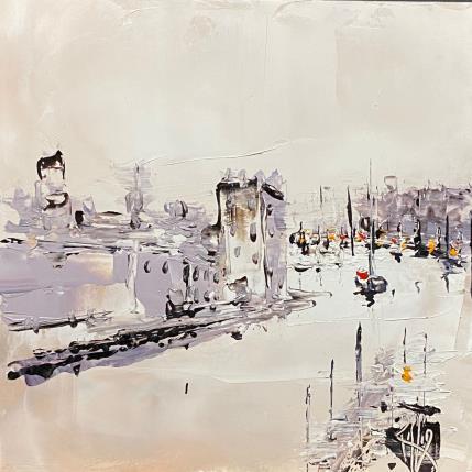 Painting Le port by Raffin Christian | Painting Figurative Oil Marine, Pop icons