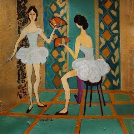 Peinture Dancers rest par Sundblad Silvina | Tableau Figuratif Acrylique, Pastel