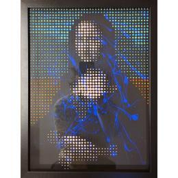 Sculpture Joconde colors box 3D par Wawapod | Sculpture Pop-art Acrylique, Posca Icones Pop