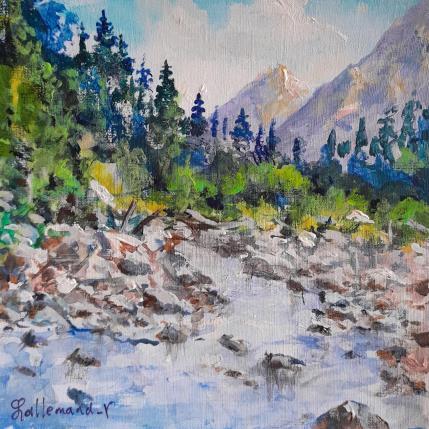 Gemälde Torrent Belledonne von Lallemand Yves | Gemälde Figurativ Acryl Pop-Ikonen, Urban