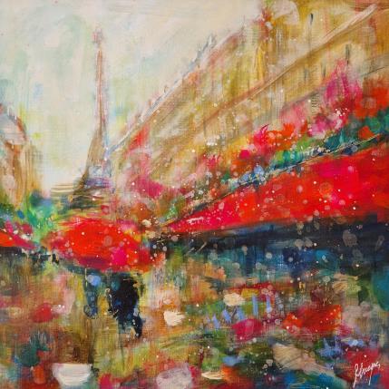 Peinture Rue Cambronne par Solveiga | Tableau  Acrylique