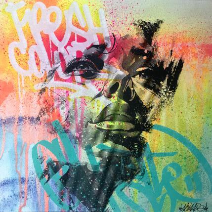 Peinture Fresh colors par Maderno | Tableau Street Art Acrylique, Graffiti Portraits