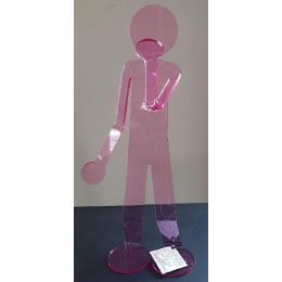 Sculpture Flexo Be Cute HRT par Zed | Sculpture Figuratif Plexiglas