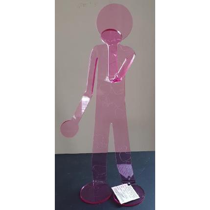Sculpture Flexo Be Cute HRT par Zed | Sculpture Figuratif Plexiglas