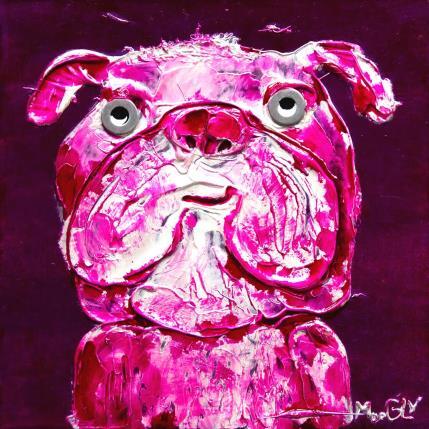 Gemälde Sérénitus von Moogly | Gemälde Art brut Acryl, Harz, Pappe, Pigmente Tiere