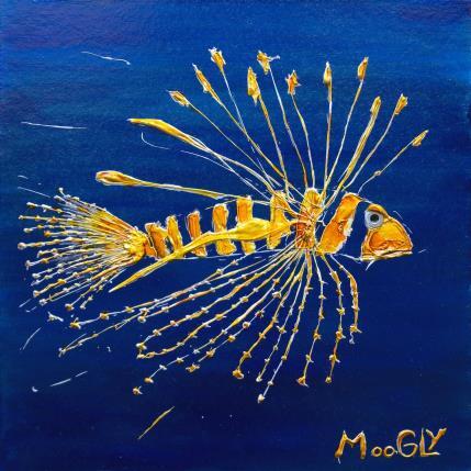 Painting Hyper-venimus by Moogly | Painting Raw art Acrylic, Cardboard, Pigments, Resin Animals