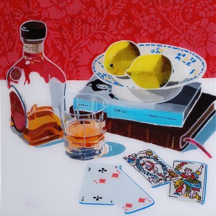 Peinture Les paris d'Oscar par Auriol Philippe | Tableau Figuratif Acrylique, Plexiglas, Posca Natures mortes