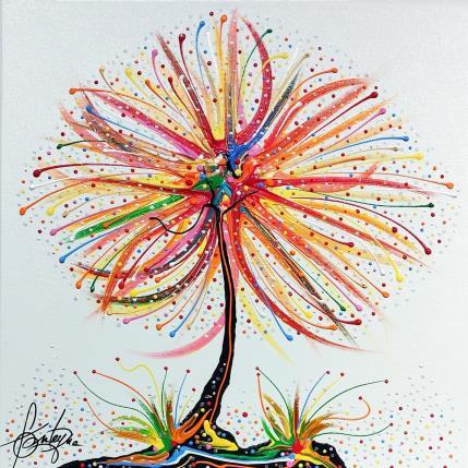 Painting Paix divine by Fonteyne David | Painting Figurative Acrylic Nature