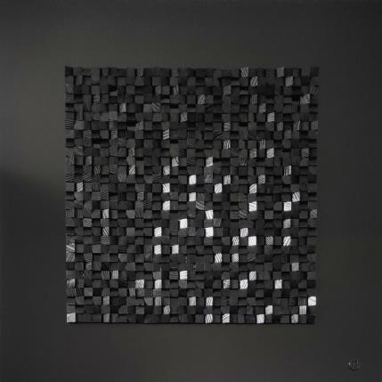 Peinture Onyx par Bauquel Véronique | Tableau Abstrait Acrylique, Bois, Collage Minimaliste