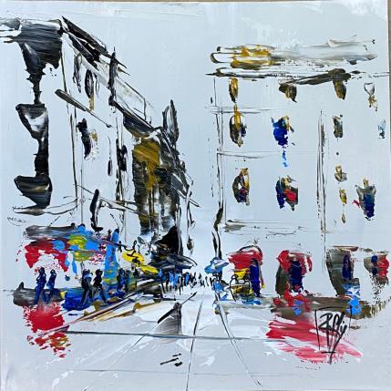 Peinture Animation par Raffin Christian | Tableau Figuratif Huile Urbain