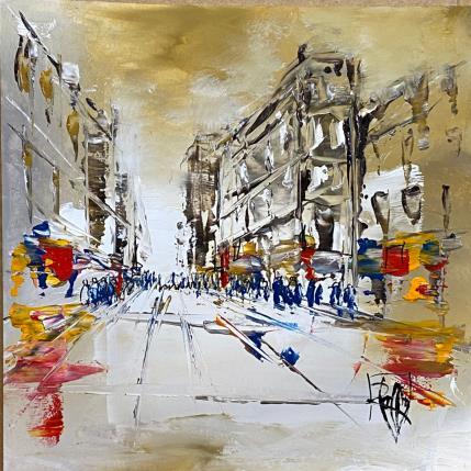 Peinture Début de soirée par Raffin Christian | Tableau Figuratif Huile Urbain