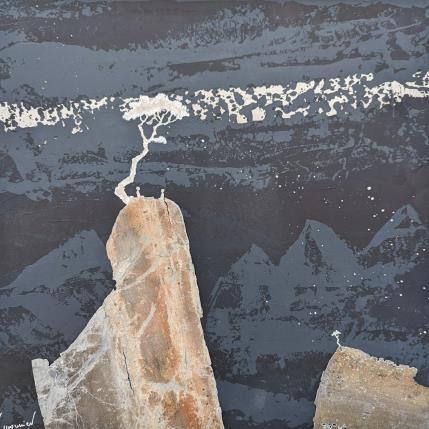 Peinture A152 par Lemonnier  | Tableau Matiérisme Acrylique, Zinc Paysages