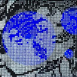 Sculpture CAT3 Baiser ROY par Wawapod | Sculpture Pop-art Acrylique, Posca Icones Pop