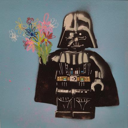 Peinture Dark Vador par MR.P0pArT | Tableau Pop-art Acrylique, Graffiti, Posca Cinéma, Icones Pop