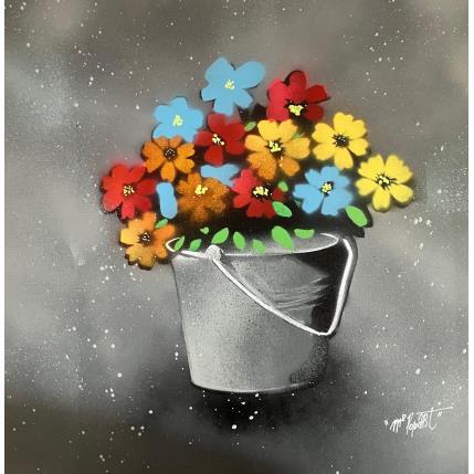 Peinture FLWR 1 par MR.P0pArT | Tableau Pop-art Acrylique, Posca