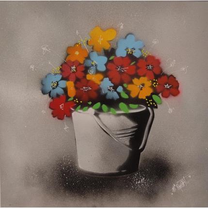 Peinture FLWR 2 par MR.P0pArT | Tableau Pop-art Acrylique, Posca