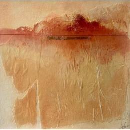 Peinture Abstraction #1976 par Hévin Christian | Tableau Abstrait Acrylique, Bois, Huile, Pastel Minimaliste