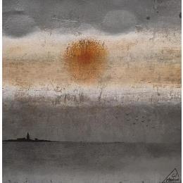 Painting Adine by Manconi Gil | Painting Subject matter Metal, Upcycling Landscapes, Pop icons