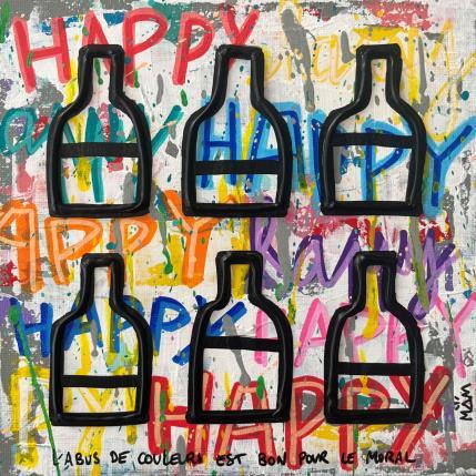 Painting L'ABUS DE COULEURS by Mam | Painting Pop-art Acrylic Life style, Minimalist, Pop icons