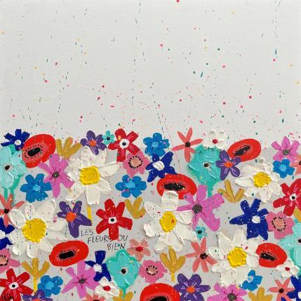 Peinture LES FLEURS DU BIEN par Mam | Tableau Pop-art Acrylique Icones Pop, Paysages, Scènes de vie