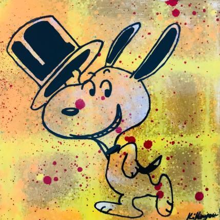 Peinture Snoopy dancer par Kikayou | Tableau Pop-art Graffiti Icones Pop