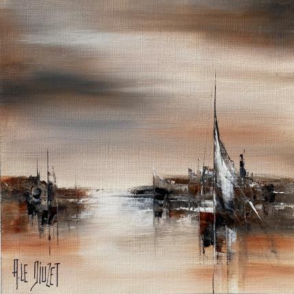 Peinture Compo Marine 12 par Le Diuzet Albert | Tableau Figuratif Huile Marine