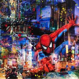 Pintura Night spider por Novarino Fabien | Pintura Pop-art Pop icons