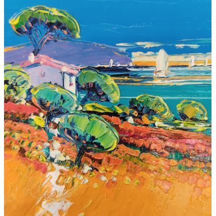 Pintura Lumière du soir por Corbière Liisa | Pintura Figurative Oil Landscapes