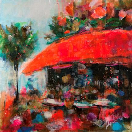Peinture Café Procope par Solveiga | Tableau  Acrylique