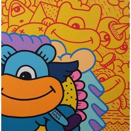 Peinture Joy division four par Hank China | Tableau Pop-art Acrylique, Posca Icones Pop