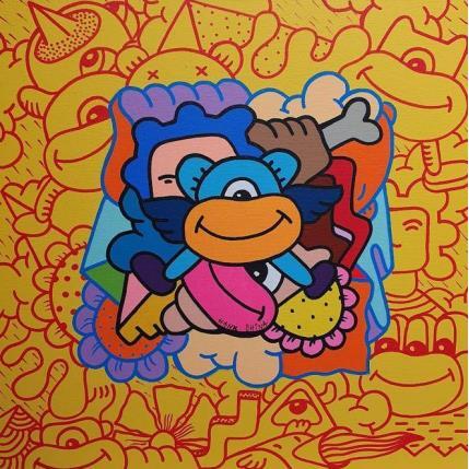 Peinture Fugazi one par Hank China | Tableau Pop-art Acrylique, Posca Icones Pop