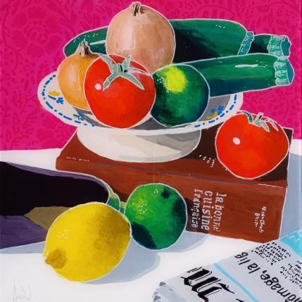 Peinture Nouvelles du marché par Auriol Philippe | Tableau Figuratif Acrylique, Plexiglas, Posca Natures mortes