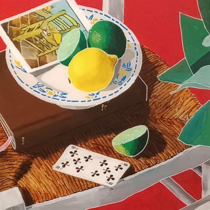 Peinture Les chaises par Auriol Philippe | Tableau Figuratif Acrylique, Plexiglas, Posca Natures mortes