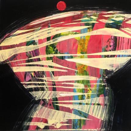 Peinture Kimono dansant par Vieux Thierry | Tableau Figuratif Acrylique Portraits