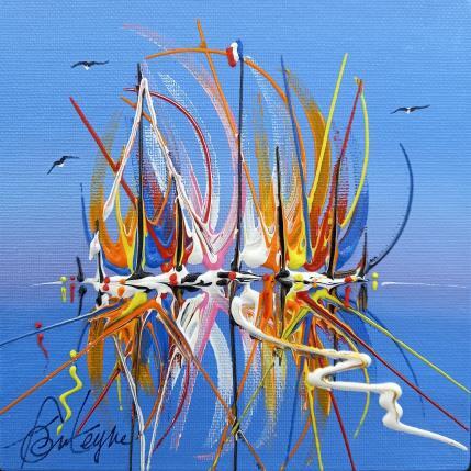 Painting Amour ce jour by Fonteyne David | Painting Figurative Acrylic Marine