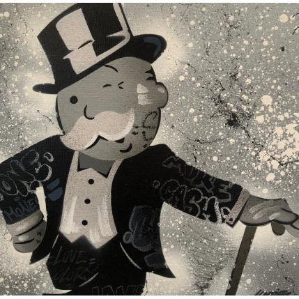 Peinture Mr Monopoly par Kedarone | Tableau Pop-art Acrylique, Graffiti Icones Pop