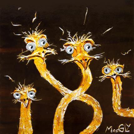 Painting Délatius by Moogly | Painting Raw art Acrylic, Pigments, Resin Animals