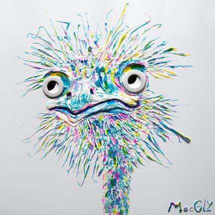 Peinture Multifacius par Moogly | Tableau Art Singulier Acrylique, Pigments, Résine Animaux