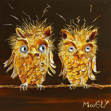 Painting Lourdingus by Moogly | Painting Raw art Acrylic, Cardboard, Pigments, Resin Animals