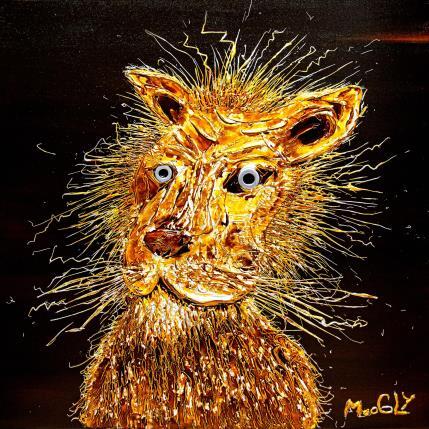 Peinture Maestrus par Moogly | Tableau Art Singulier Acrylique, Carton, Pigments, Résine Animaux