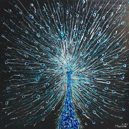 Peinture Embourlificotus par Moogly | Tableau Art Singulier Acrylique, Carton, Pigments, Résine Animaux