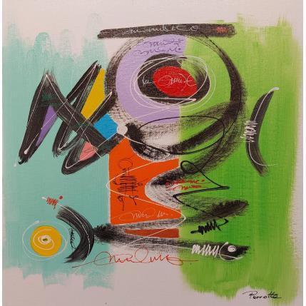 Peinture ZIOU par Perrotte | Tableau Art Singulier Acrylique