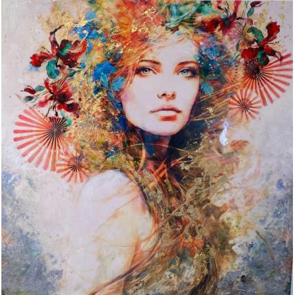 Peinture Marina y su feminidad par Bofill Laura | Tableau Figuratif Acrylique, Résine Portraits