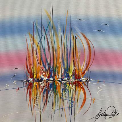 Painting Du coeur en mer by Fonteyne David | Painting Figurative Acrylic Marine