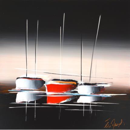 Peinture Beau Voyage Insolite par Munsch Eric | Tableau Figuratif Acrylique, Huile Marine