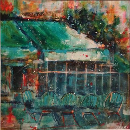 Peinture Café Louis-Philippe par Solveiga | Tableau  Acrylique