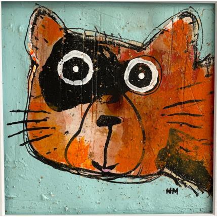 Peinture Surprise! par Maury Hervé | Tableau Art Singulier Encre, Sable Animaux