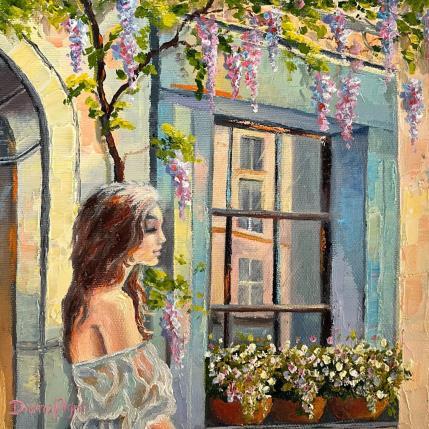 Peinture Wisteria in Paris par Pigni Diana | Tableau Figuratif Huile